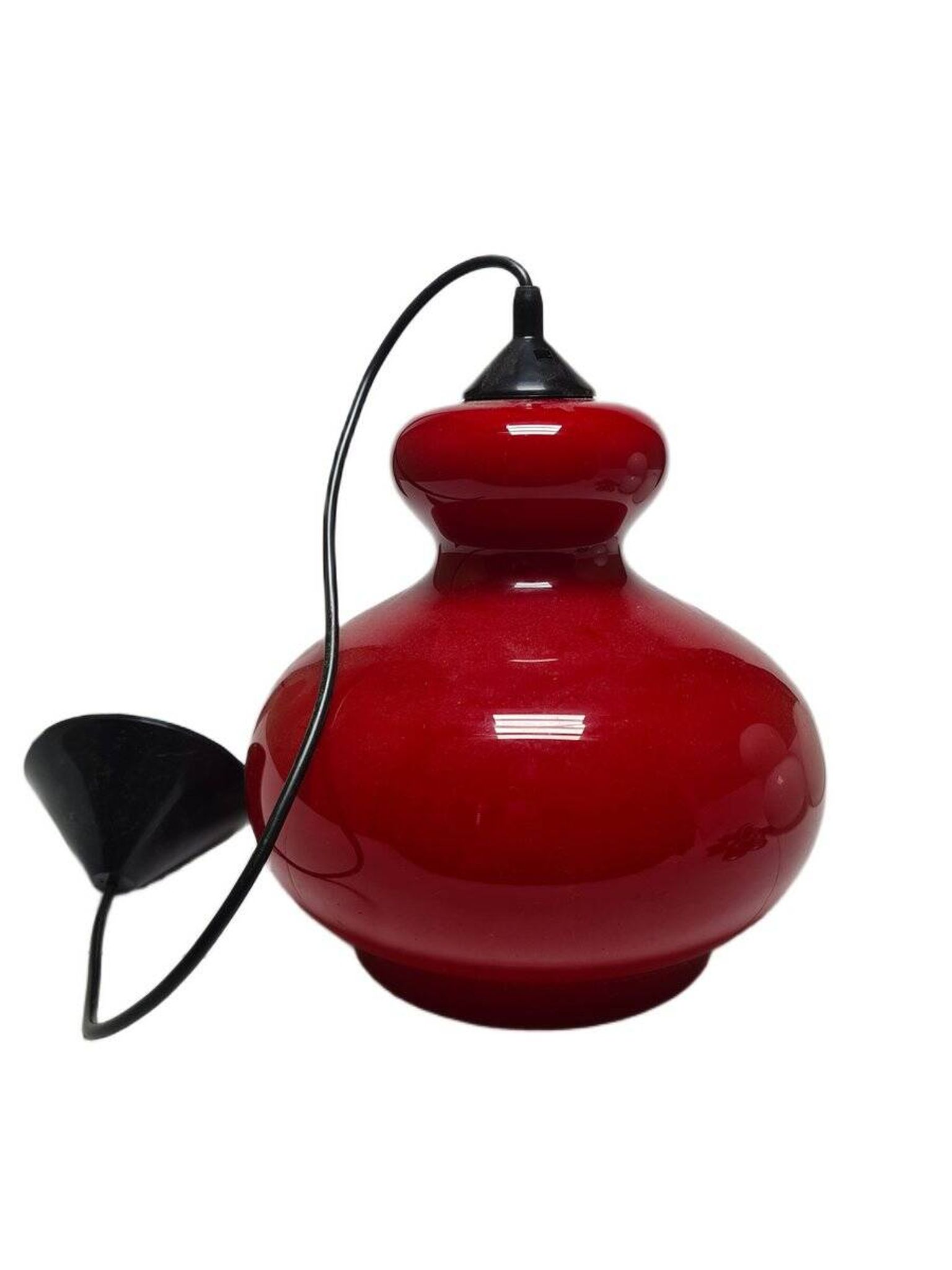 Postmodern pendant lamp by Polam Wieliczka, Poland, 1980s