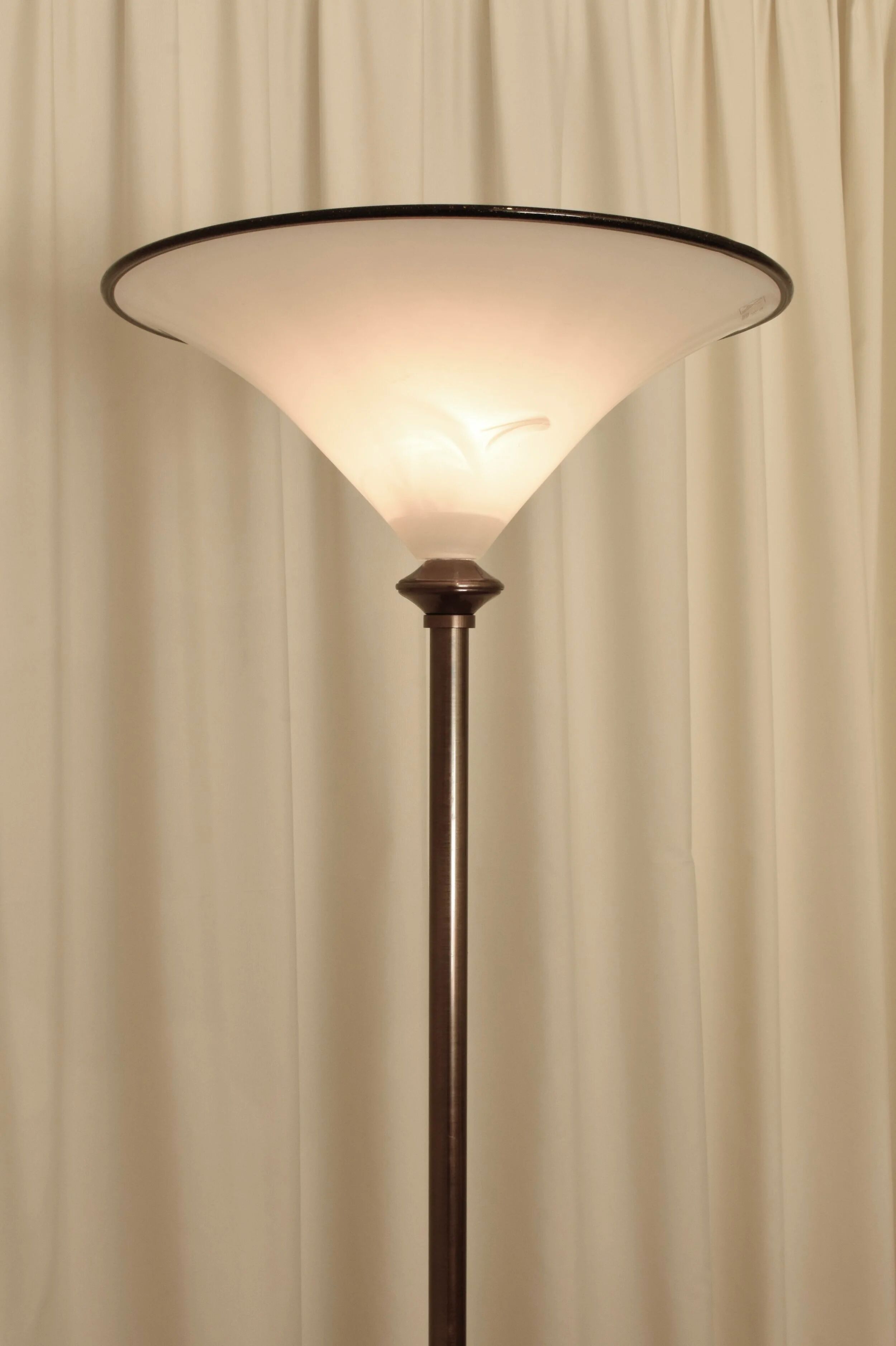 Lampadaire en verre de Murano Barovier & Toso