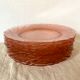 10 assiettes à dessert vintage Vereco