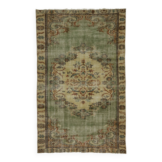 Tapis vintage turc tissé à la main unique en son genre - charme vintage rustique 255x 165