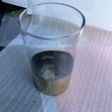 Vase by Polspotten in gold and transparent color