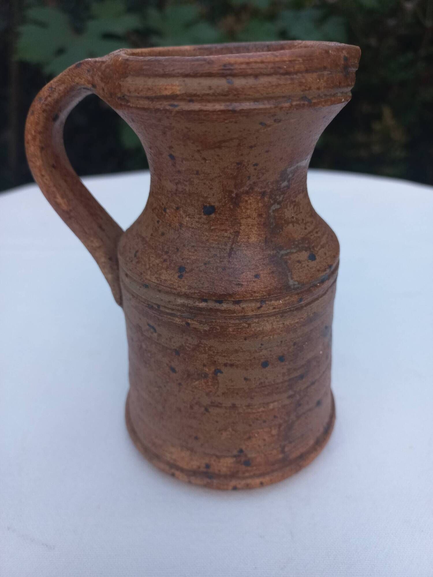 Petit pichet vintage en grès La Hulotte