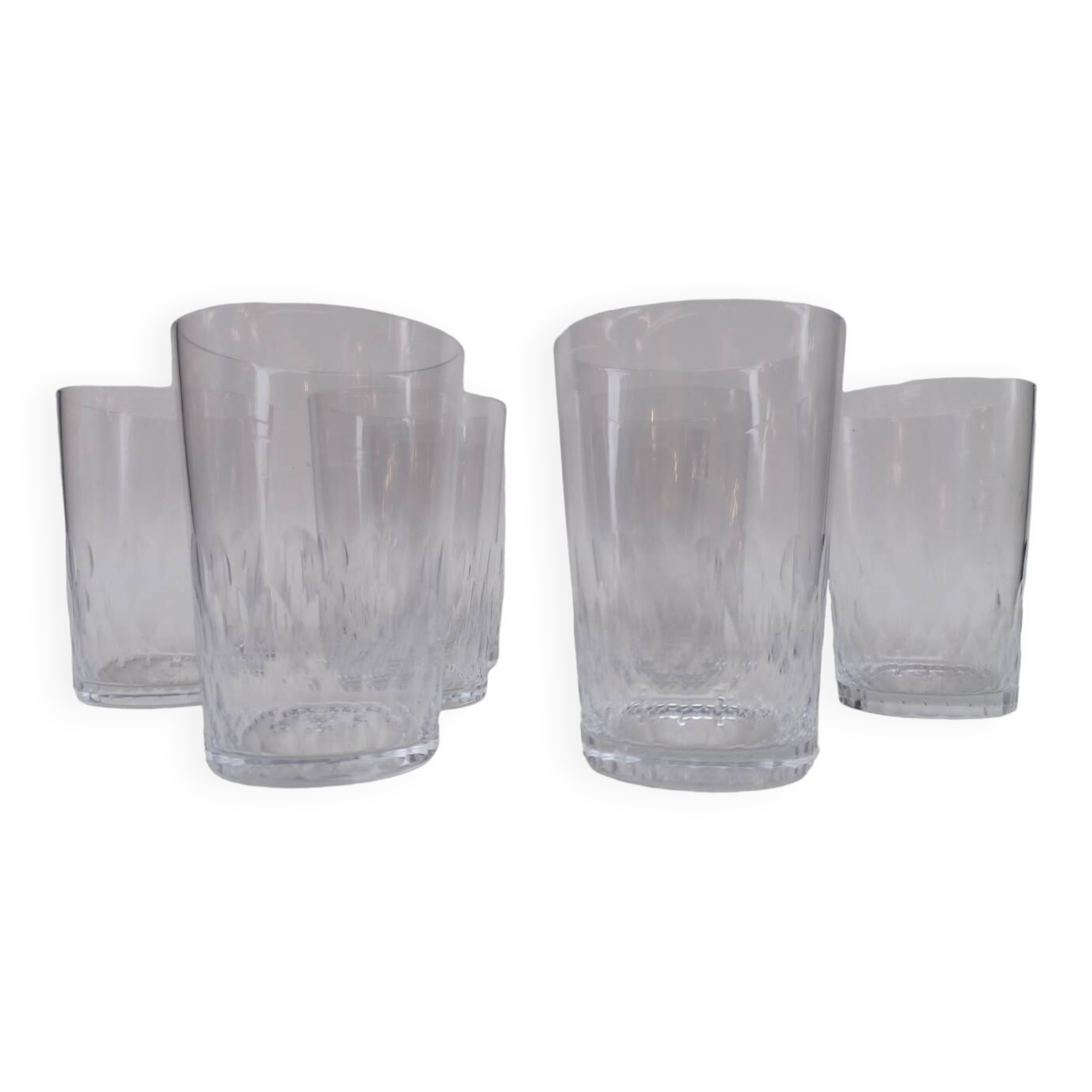 8 Baccarat crystal goblets, Richelieu model.