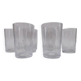 8 Baccarat crystal goblets, Richelieu model.