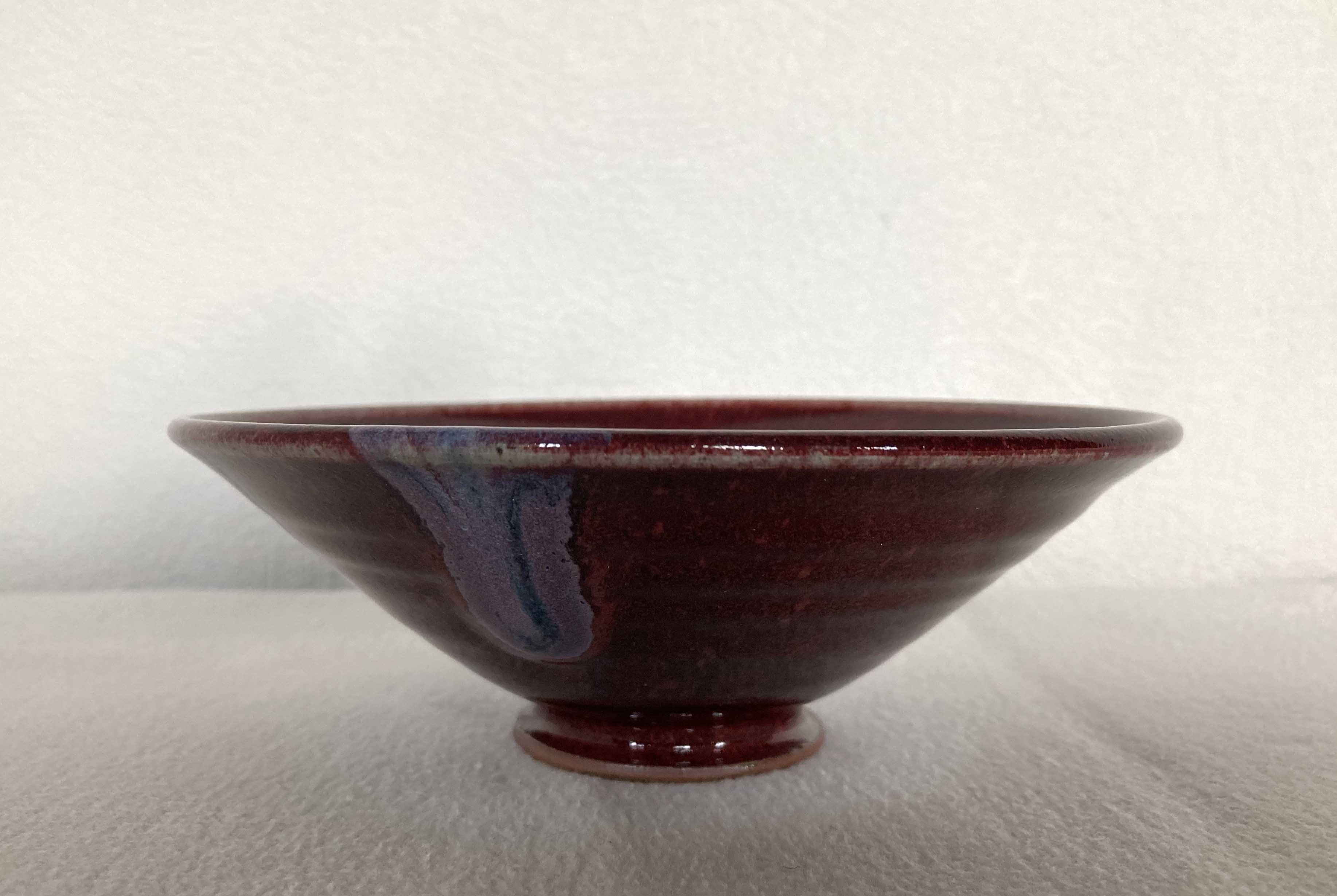 Vintage glazed ceramic cup