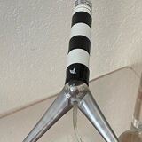 Lamp base, rocket shape, Deshoulières porcelain