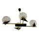 Lampe Suspension Maison Arlus 4 feux design français année 60