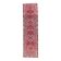 Tapis turque nouée à la main rose 86x317