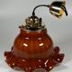 60s 70s Peill & Putzler Germany Ceiling Light Glass Space Age Design