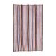 Vintage Turkish Oushak Handmade Wool Cotton Pink Kilim Area Rug 137x219