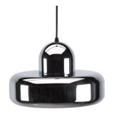 Chrome UFO Space Age Pendant Lamp
