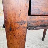 Farmhouse console, in walnut, Directoire, 18th century