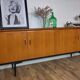 Scandinavian teak and metal sideboard