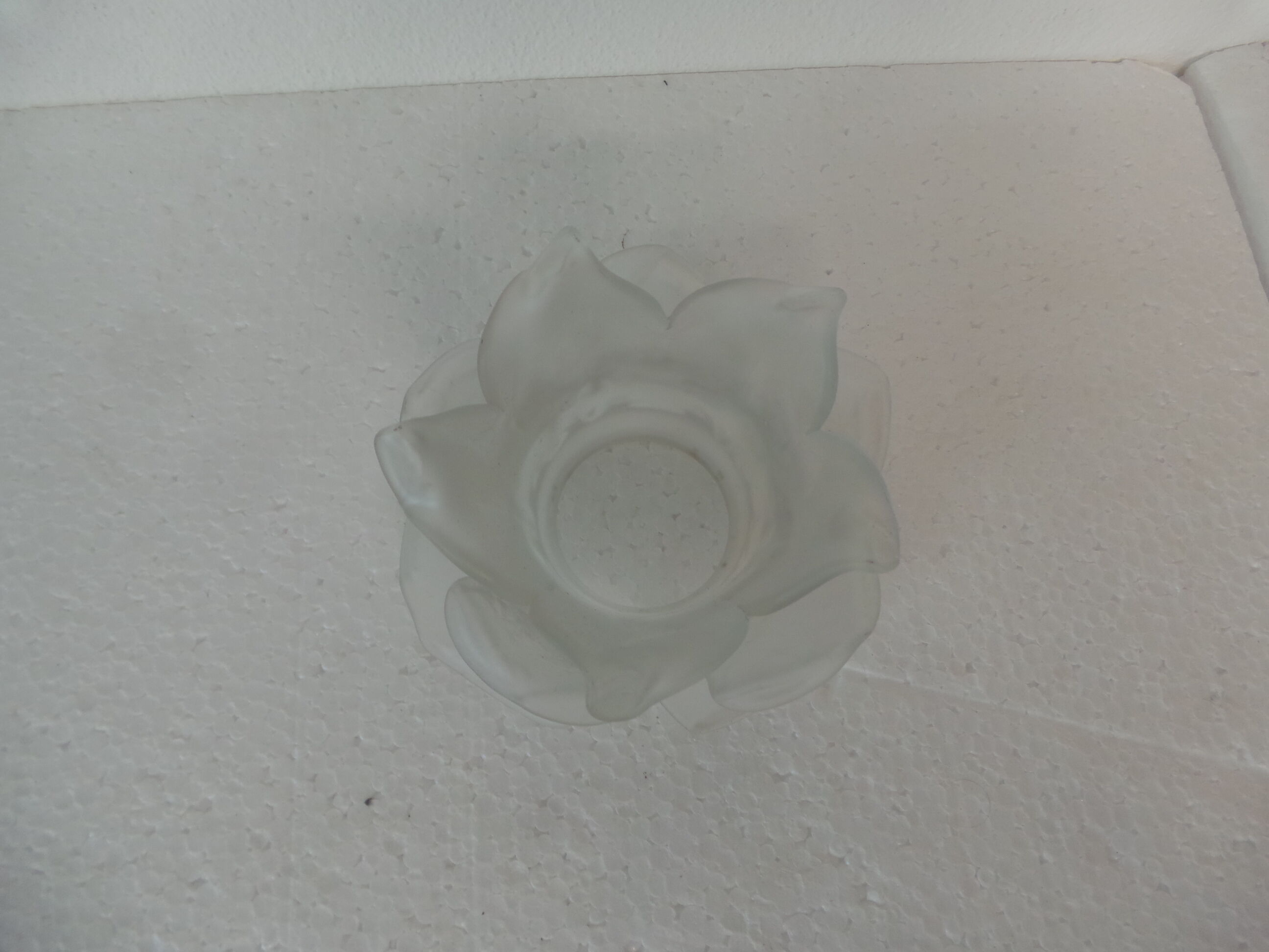 Tulip flower-shaped glass