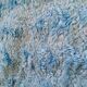 Set of two vintage sky blue rugs from the 70s