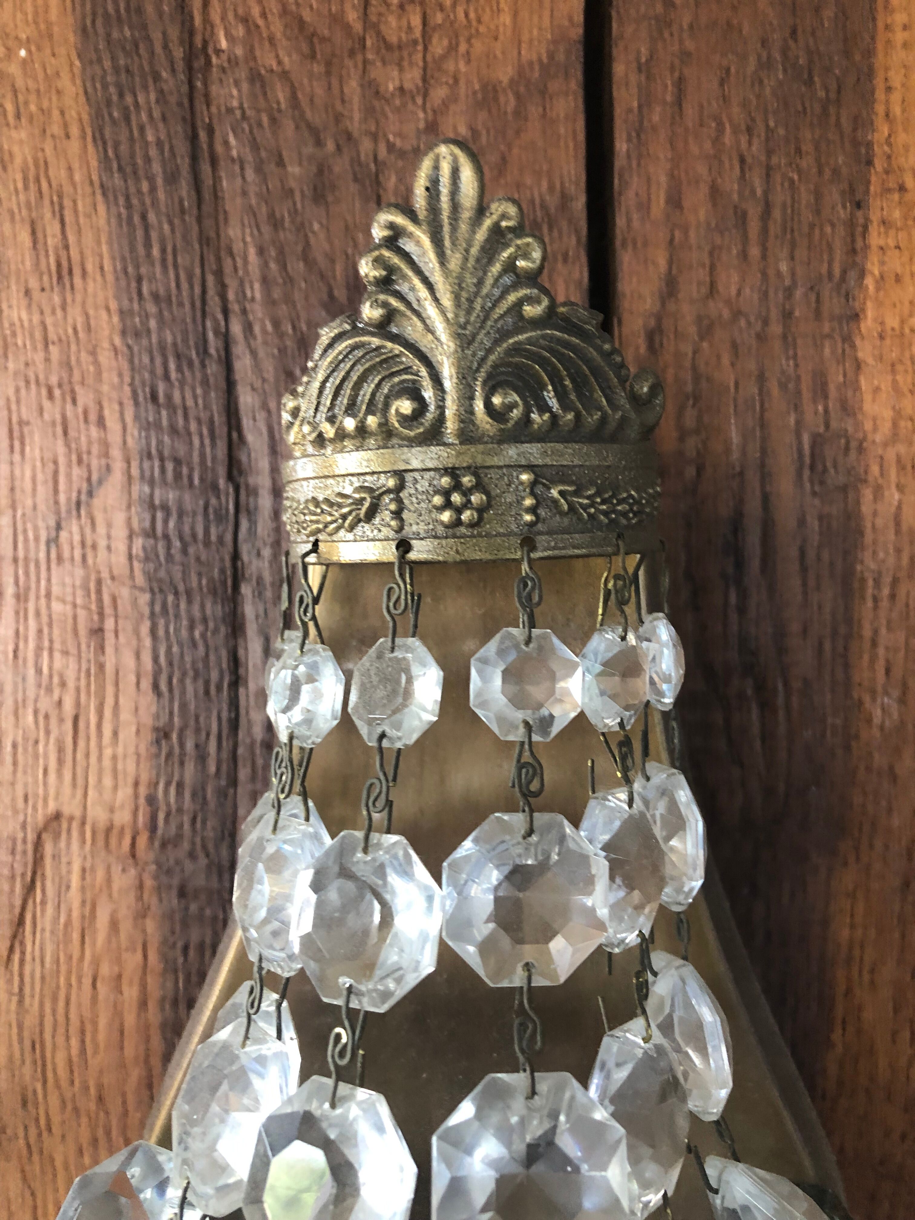 Pair of wall lamps
