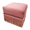 Pink square pouf