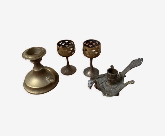 4 bougeoirs