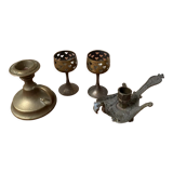 4 bougeoirs