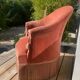 Fauteuil crapaud rose