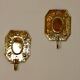 Pair Of Mid Century Swedish Brass Sconces