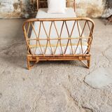 Rattan bed bench