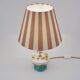Vintage Florentine ceramic table lamp from the 1950s by MAF, Italian.