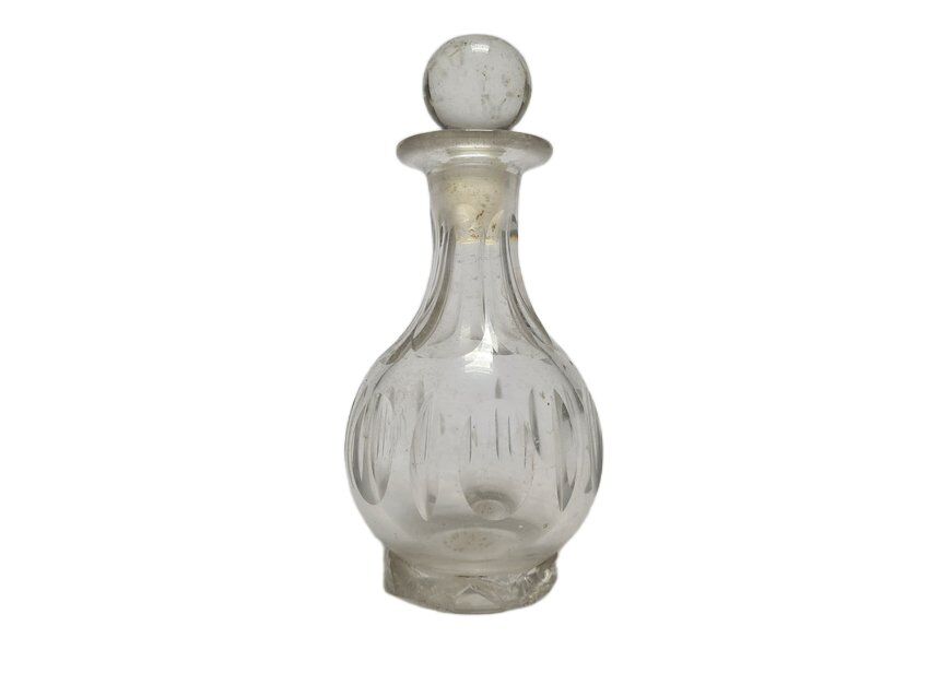 Antique Biedermeier carafe, Austria, 1890s