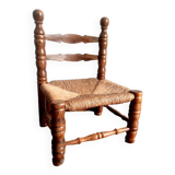 Chaise basse coin de feu