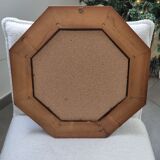 Octagonal wood mirror year 60