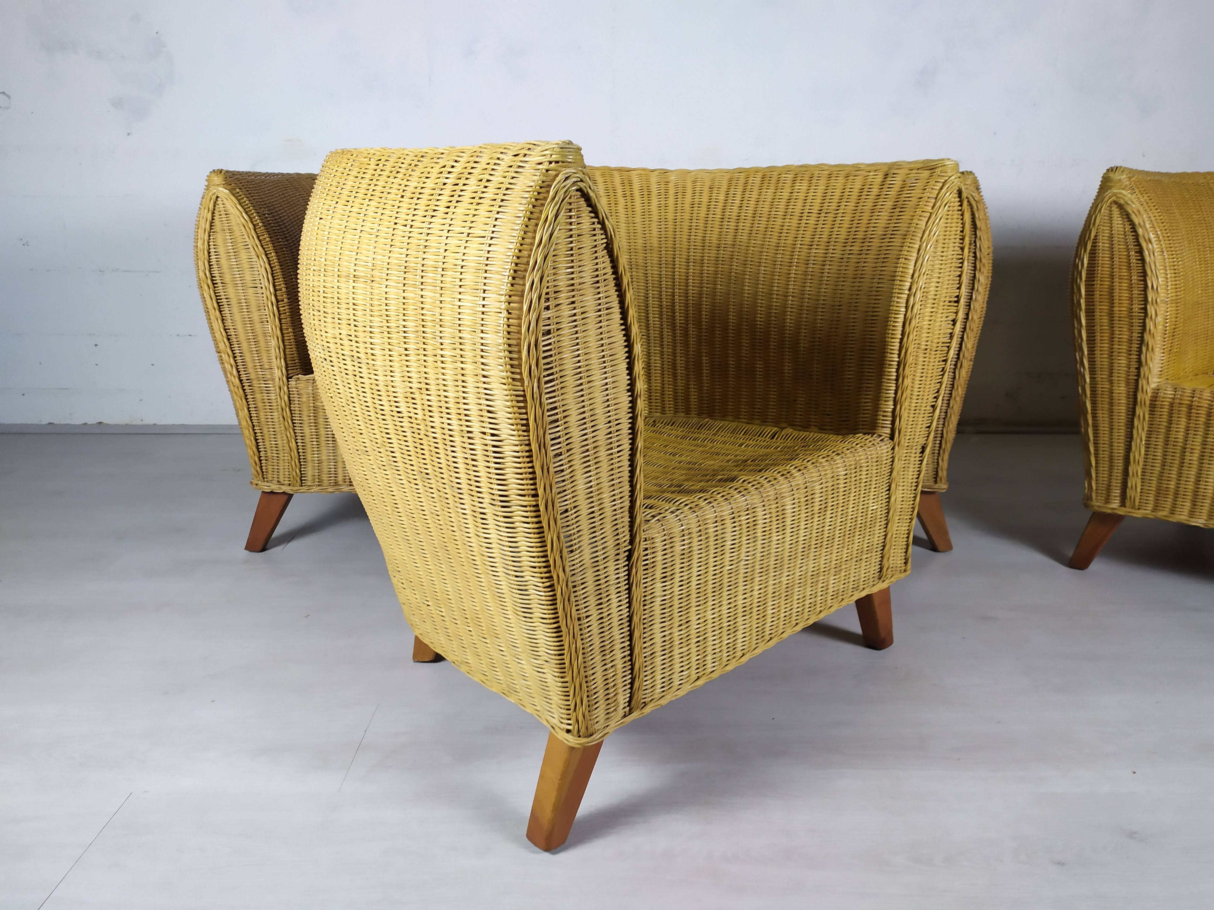 Sofa rattan armchairs