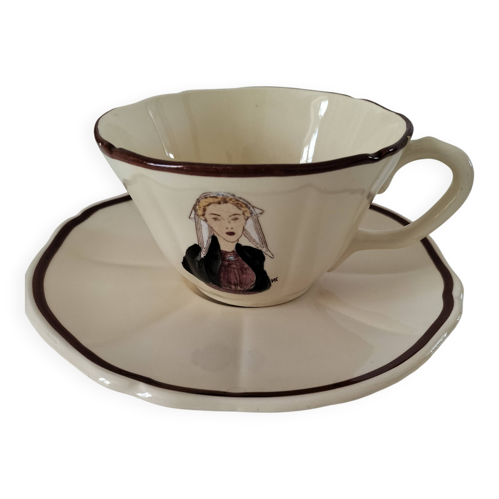 Large Breton mug workshop Coizic Ty Breizh