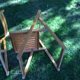 Series of 3 folding chairs