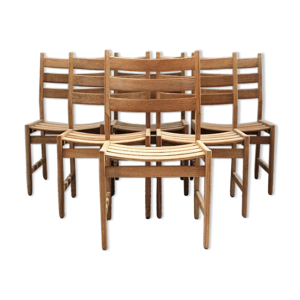 Série de six chaises - scandinaves