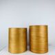 Paire de lampes boule en bois de style scandinave, années 60