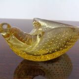 Italian Murano Glass Shell by Archimede Seguso for Murano, 1960s