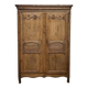 Norman wedding cabinet in raw oak 19th century