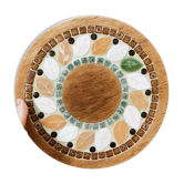 Ceramic and teak underside