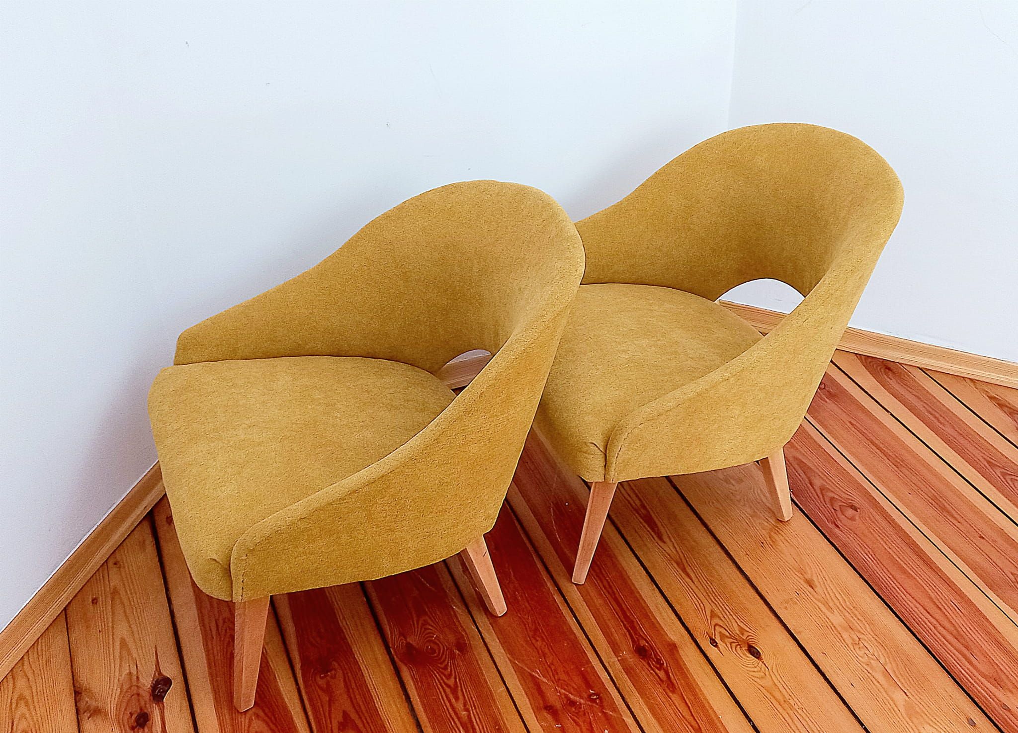 Paire de fauteuils proj. O. Haerdtl Ton Tchécoslovaquie, années 60