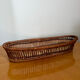 Panier en osier vintage