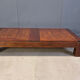 Table basse XXL en bambou, années 1980
