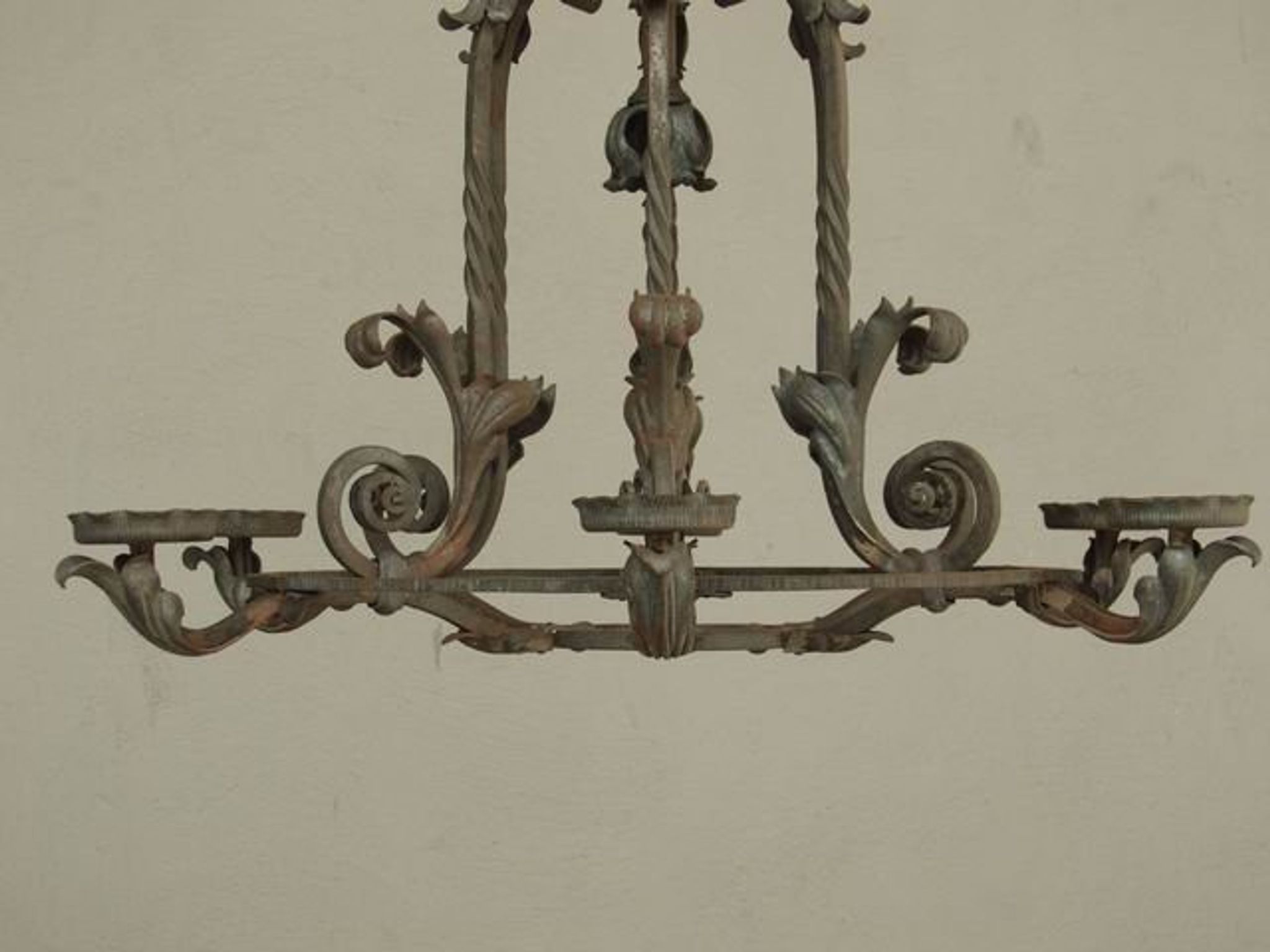 Lustre en fer forgé