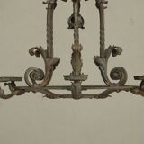 Wrought iron chandelier