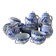 Service à thé japonais vintage porcelaine bleu & blanc 28 pièces — Nihon