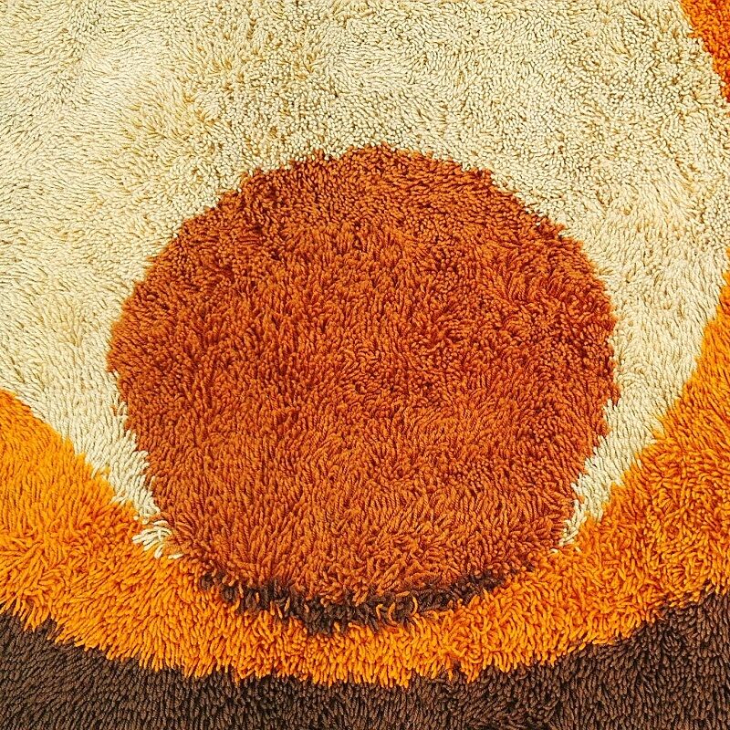 Vintage carpet 1970, desso, wool, holland design