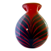 Opaline di Firenze, Murano style Midcentury Modern Vase, 1969, Italy