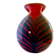 Opaline di Firenze, Murano style Midcentury Modern Vase, 1969, Italy