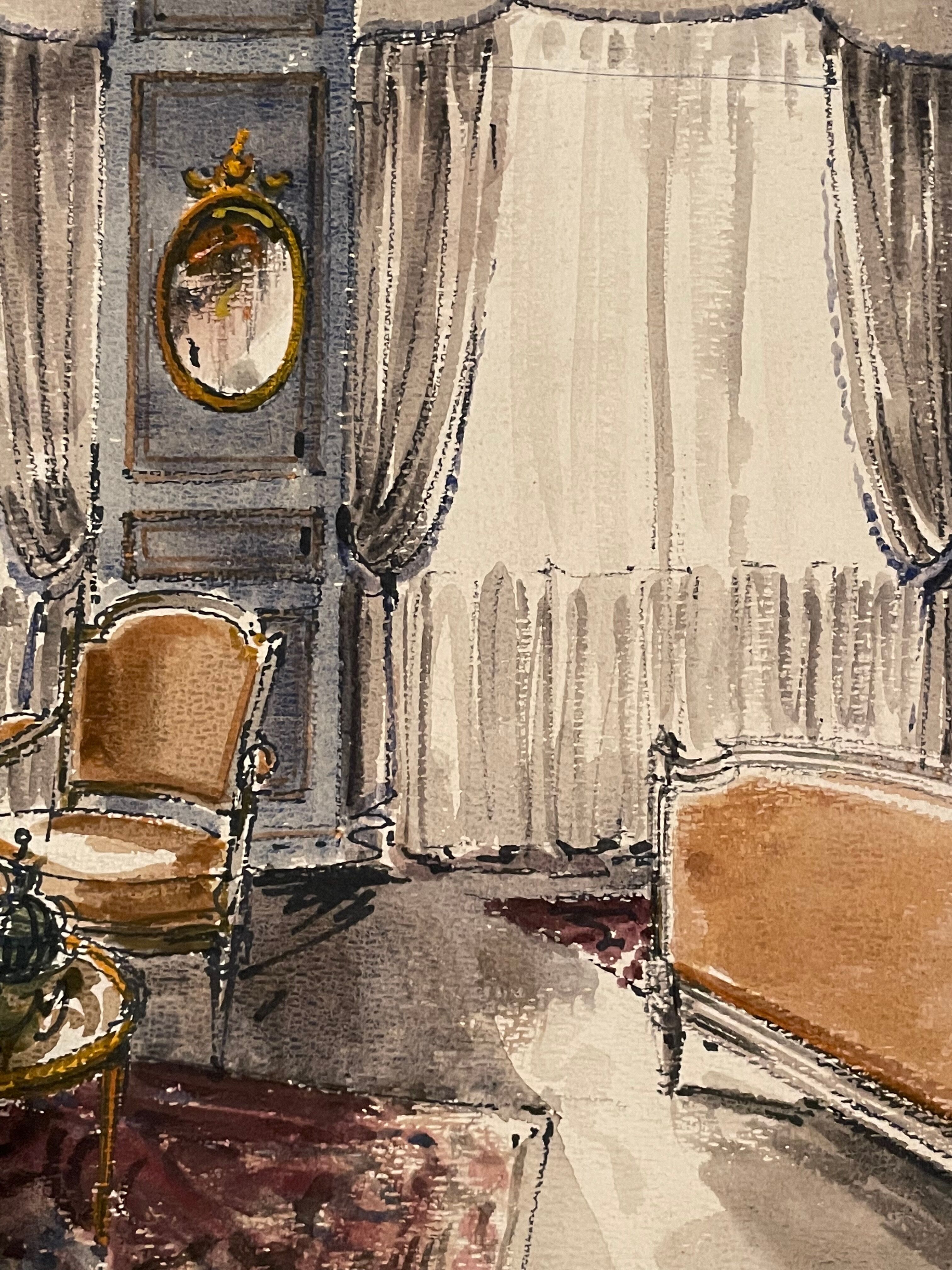 Painting decorative art interior architecture 30-50s