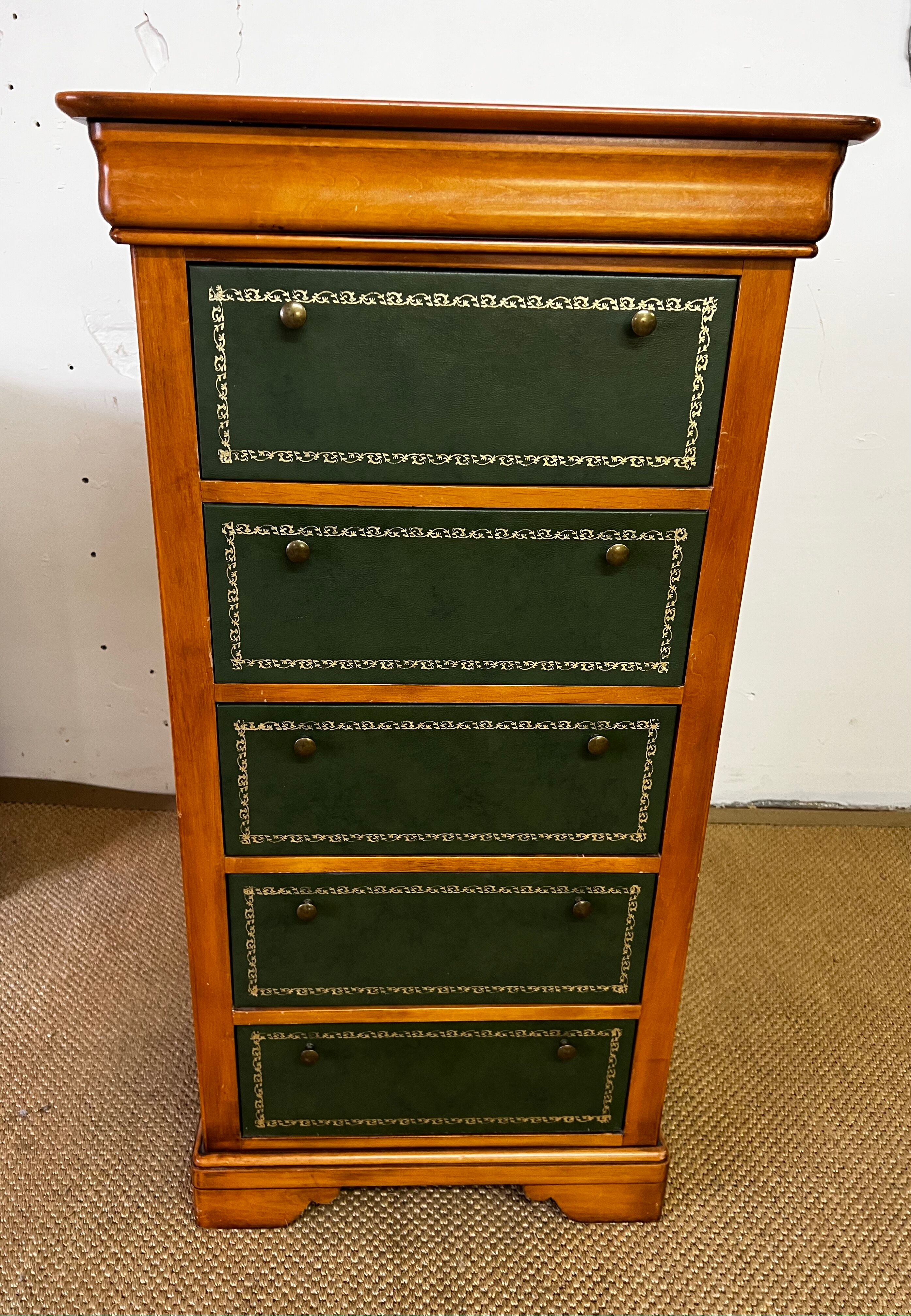 Notary furniture Louis Philippe style cherry wood