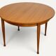 Table à manger extensible vintage en teck – années 1960